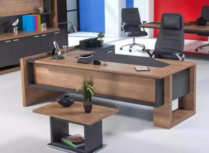 Büro Eckschreibtisch Möbel Schreibtisch Einrichtung Holztisch Cheftisch